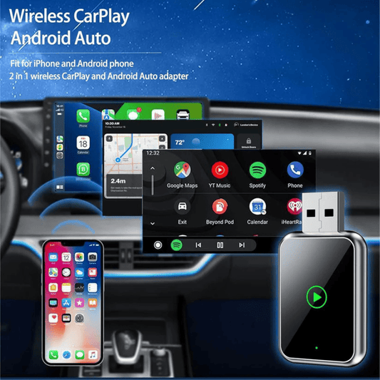 DriveLink™ Duo – Wireless CarPlay & Android Auto 2-in-1 Adapter