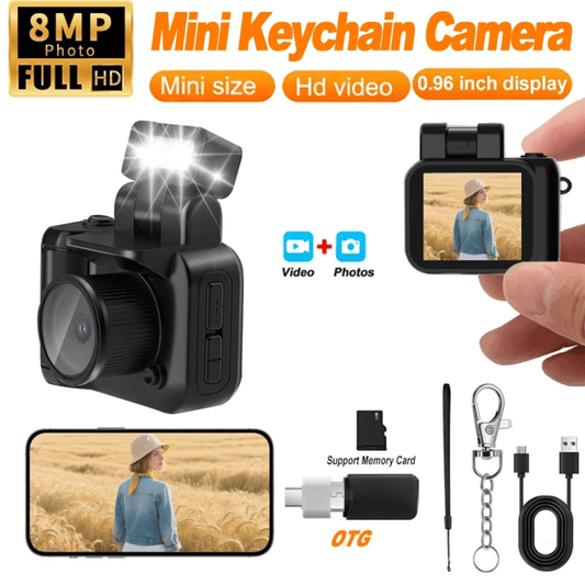 SnapKey™ Y4000 – Mini Retro Camera with Screen & Flash