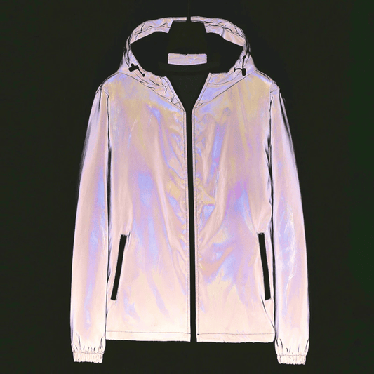 GlowFlex™ V2 Reflective Jacket – Windproof StreetSport Outerwear