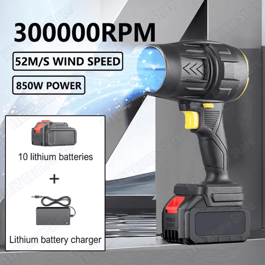 JetBlow™ 21V – Cordless Turbo Air Blower for Leaves, Dust & DIY Cleaning