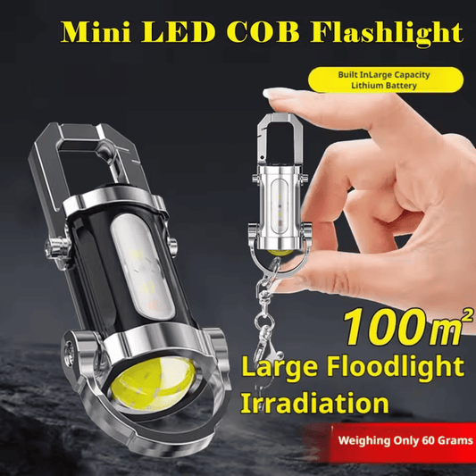TorchMini™ 1200LM – 7-Mode Rechargeable Flashlight Keychain