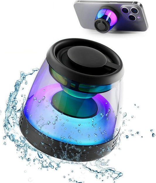 LichtKlang™ Mini – Magnetic RGB Bluetooth Speaker 360°